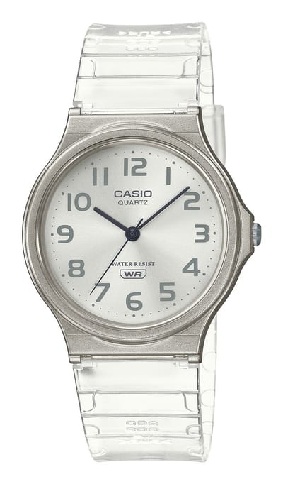 Casio Casio Collection MQ-24S-8BEF Horloge - Kunststof - Grijs - Ø 33 mm
