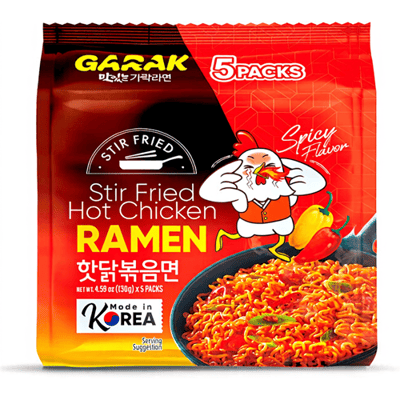 GARAK roerbakramen - pikante kipsmaak - 130 g x 5 stuks