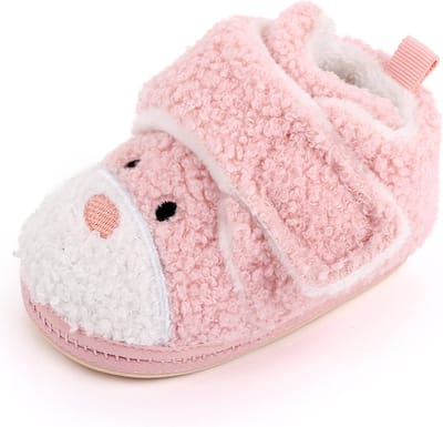 Babyslofjes - voor Pasgeborenen, Peuters en Baby's - Laag - Maat 18-19 - 11cm - Roze