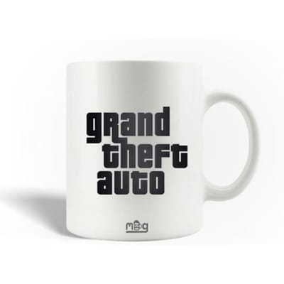 Mug en Céramique Grand Theft Auto Logo Noir