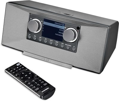 Internetradio met DAB+ - Draadloze Muziekspeler - Muziek Streamen - Meer dan 25.000 Zenders - 2 x 6 W RMS