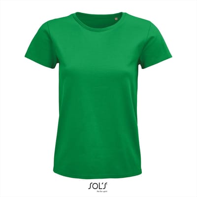 SOL'S - Pioneer T-Shirt dames - Groen - 100% Biologisch Katoen - S
