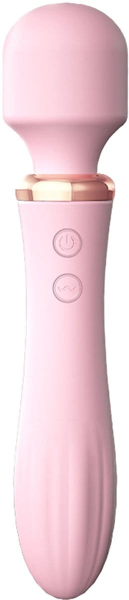Vrouwen Massage Machine - Dubbel Hoofd - 10 Vibratie Frequenties - USB Oplaadbaar - Roze