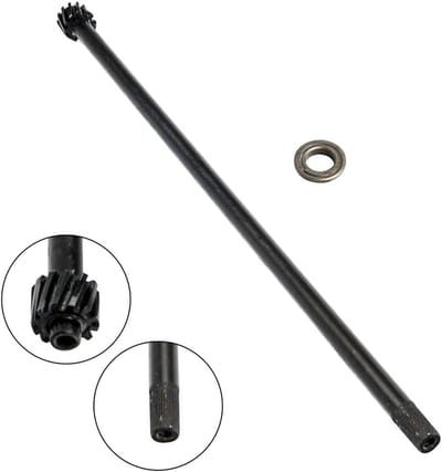 Stuurwiel Vervanging - Grasmaaier Onderdeel - Gazon Onderhoud - Directe Pasvorm - 55 cm Lengte - Zwart