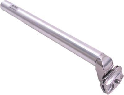 Merkloos Zadelpen - ATB - ø30,0mm - Lentge 350mm - Aluminium - Zilver