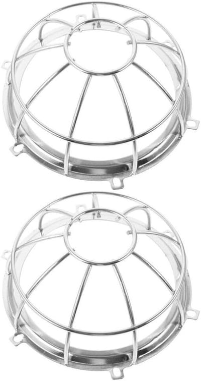 Rookmelder Beschermhoes - Brandalarm Kooi - Keuken Veiligheid - Zware Metaaldraad - 16.5cm Breed - Zilver