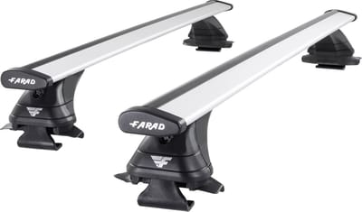 Dakdragers geschikt voor Dacia Duster 2014 t/m 2017 open dakrailing - Aluminium - Hoog laadvermogen 100kg - Merk Farad