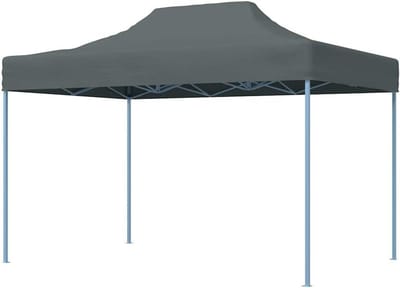 Opvouwbare Partytent - Feesttent Paviljoen - Outdoor Evenementen - Stalen Frame Gecoat - 3 x 4 m - Antraciet