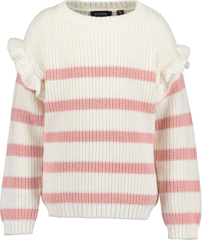 Blue Seven - Meisjes Trui - Pink/Offwhite - Maat 92