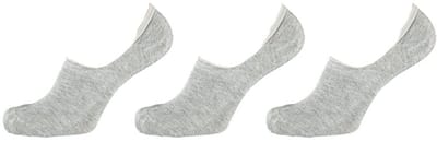Apollo - 6-Pack - Bamboe Footies - Badstof Voetbed - Hypoallergeen - Heren / Dames - grijs - 35-38 - 121476000