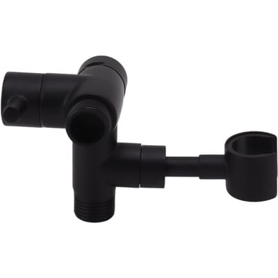 Douchekop Omsteller Waterafscheider Douchearm Omsteller voor Handdouche en Vaste Spray 108 Black black