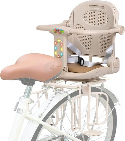 Fietsstoeltje met Rugleuning - Achterzitje - Kinderzitje - Kindercomfort