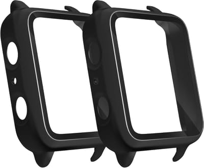 Hoes voor Anio 5 - Beschermhoes Polycarbonaat 360° Anti-kras HD - 2 stuks - Zwarte Kinderen - Meisjes - Displaybescherming
