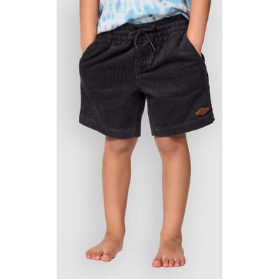 Rip Curl Surf Cord Volley Kids Korte Broek zwart