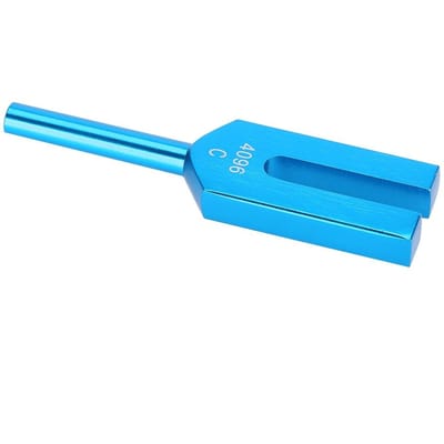 Aluminiumlegering Hoge Frequentie Stemvork Medische Neurologische Klankgenezing Stemvork blue