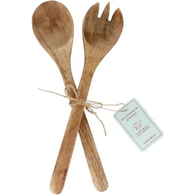 Houten saladescheppen Rex London