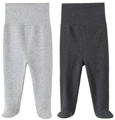 Unisex babybroek met voetjes voor 0-12 maanden
