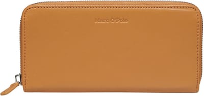 Marc O'Polo Portemonnee Finija Zip Wallet True Camel Lichtbruin
