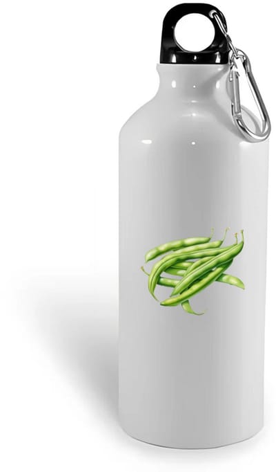 Hacebo® - Sperziebonen waterfles - Groente - Groente liefhebbers - Groene boon - gezond eten - water fles - 400ML