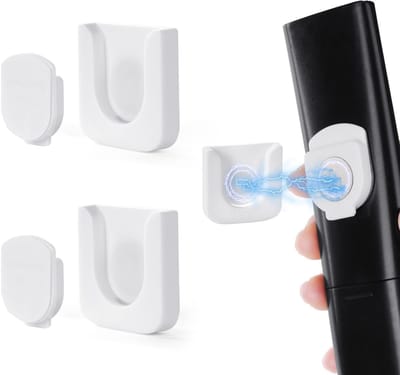 Dailygoods- Afstandsbediening Houder - Magnetische Wandmontage - 2 Stuks - Sterke Magneet - Organizer - Veilig en Schokbestendig - Opberghouder