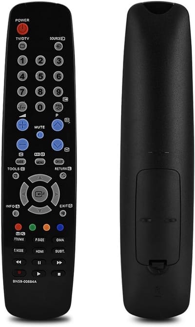 Dailygoody - TV Afstandsbediening - Universele Afstandsbediening - Eenvoudig in gebruik - Geschikt voor Smart TV - Vervangingsoptie - Ideaal voor el