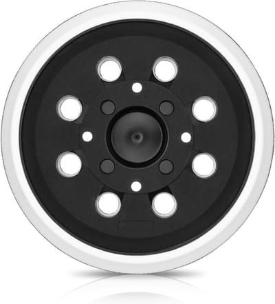 EXCITAT 125 mm schuurzool met klittenband - 125 mm schuurzool - met 8 gaten en klittenbandsysteem - voor excenterschuurmachines Bosch PEX 300 AE en PEX 400 AE
