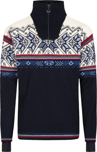 dale of norway - 93981 VAIL WP MASC SWEATER_C - Heren pulloverHeren truien - Kleur: Blauw - Maat: M