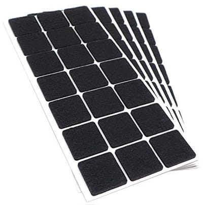 Zelfklevende Viltglijders 30x30 mm - Meubel- en Vloerbescherming - 105 Stuks