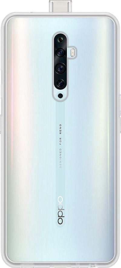 Hoes - Geschikt voor OPPO Reno 2Z - Sterk & Shockproof - Hoesje Cover - Siliconen Case - Transparant