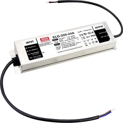Mean Well ELG-200-24A-3Y LED-transformator, LED-driver Constante spanning, Constante stroomsterkte 201.6 W 4.2 - 8.4 A