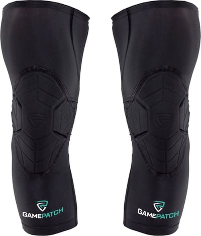 GAMEPATCH | Knee pads | Zwart | Maat L | Basketball | Handball | Urban Sports