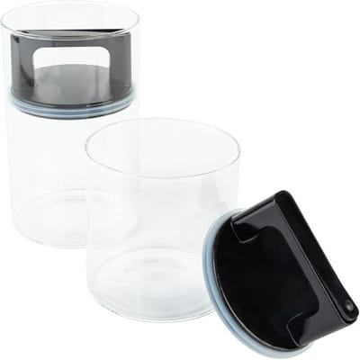 LIVARNO home Voorraadpotten met vacumeerdeksel (Transparant)
