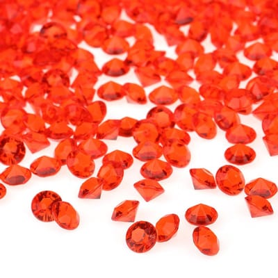 1000 stuks 6mm Transparante Bruiloft Confetti Feest Plastic Diamant Glanzende Edelstenen Decor