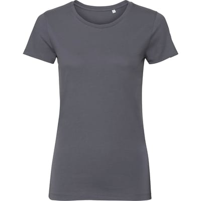 Russell Vrouwen/dames Authentieke Zuivere Organische Tee (Konvooi Grijs)