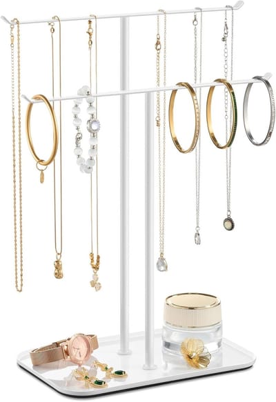 Sieradenhouder voor Kettingen en Armbanden - Stijlvolle Organizer van Metaal voor Thuis en Slaapkamer, Perfect Cadeau voor Vrouwen