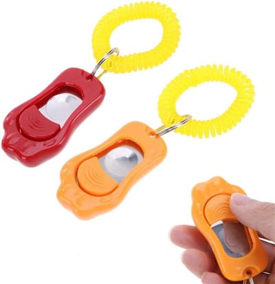 Honden Clicker - Gedrag Trainer - Huisdier Training - Duurzaam Materiaal - 2 Stuks - Willekeurige Kleur