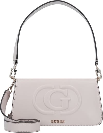 GUESS Schoudertas Eco Mietta Flap Shoulder Bag Stone Beige