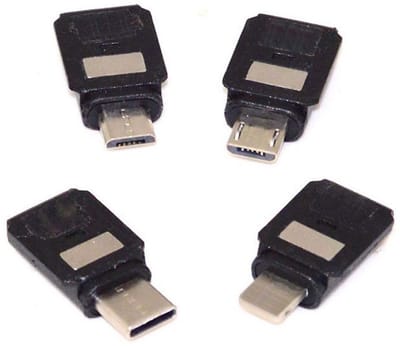 4-delige set Type-C en Micro USB adapters voor Osmo Pocket 1 en 2, handgimbal camera accessoires voor optimale connectiviteit