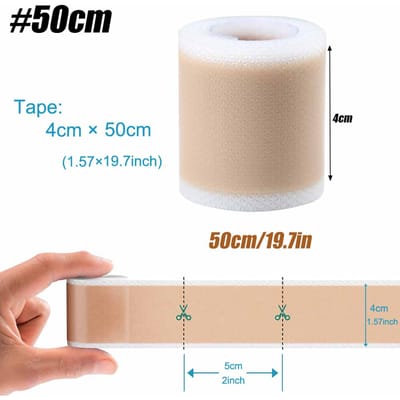 1 Rouleau de Patchs en Silicone Cicatrice Pour Enlèvement de Cicatrice surélevée Kéloïde Cicatrices Chirurgicales Brûlure Césarienne Vergetures Pansements pour Plaies beige