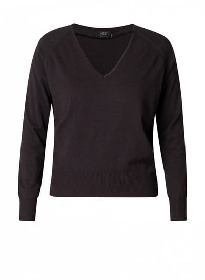 YEST CURVE Francesca Tops - Dark Navy - maat X-0(44)
