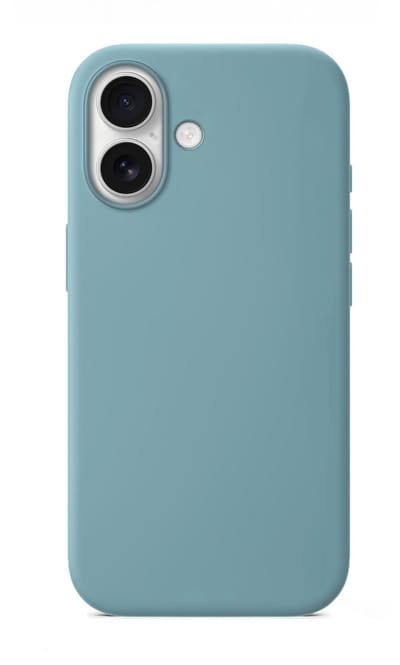 Hoesje geschikt voor iPhone 17 Hoesje Blauw - Solidenz compatibel met MagSafe - Siliconen Backcover Case - Sierra Blue