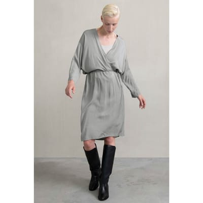 Humanoid Daliki Dress Jade Maat: XS | Midi Jurken Outlet | Dames | Grijs
