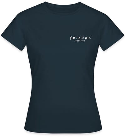 Friends Vrienden Logo 1994-2004 T-Shirt Dames