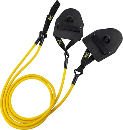 Zwemtraining Set met Hand Peddels en Weerstandsband, Lage Weerstand voor Beginners en Triatleten