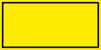 Blanco waarschuwingssticker 200 x 100 mm