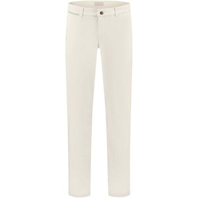 Com4 Broek Modern Chino fine Structure Licht Beige / male