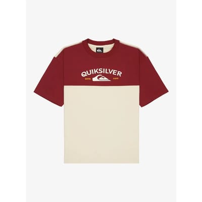 Quiksilver Knowledge Aera T-shirt Met Korte Mouwen Rood 14 Years Jongen