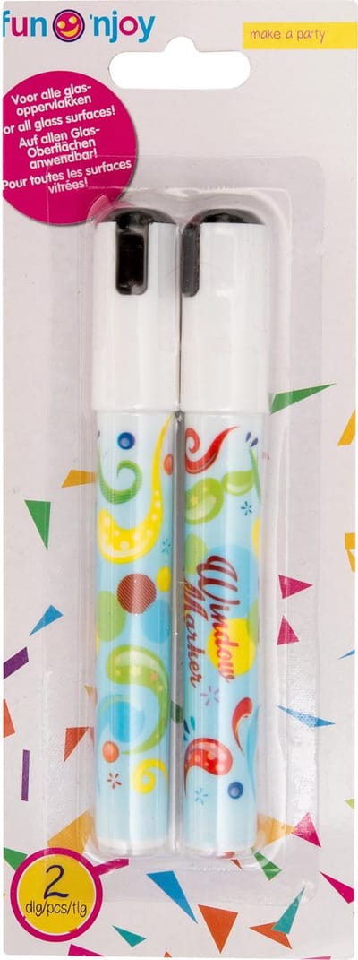 Svenska Living raam/spiegelstiften - 2x stuks - wit - kunststof - afwasbaar