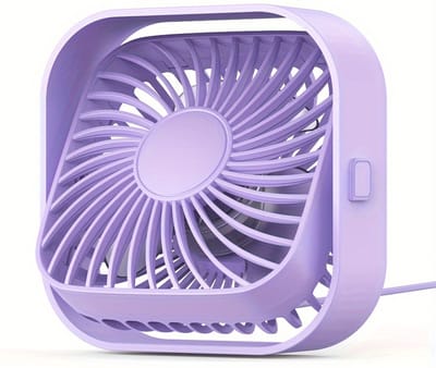 Bovista Ventilator Staand - Ventilatoren - Tafelventilator - Statief - Extra Verkoelend - Aircooler - Cooling Fan - Cooler - Paars