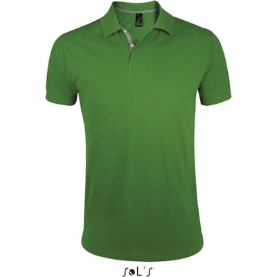 SOL'S Men´s Polo Shirt Portland L587 - Bud Green/Grey (Solid) - XL